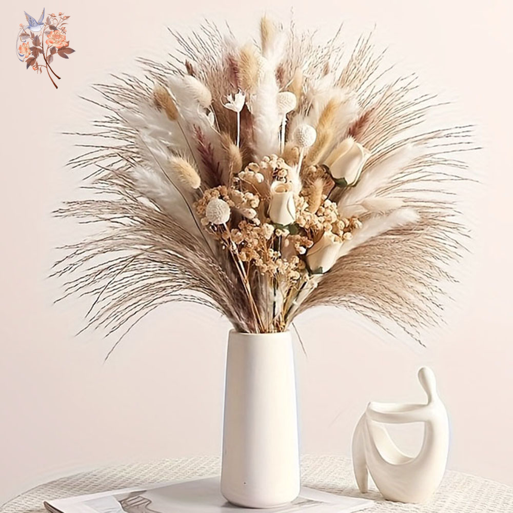 Dried Flower Pressed - 80Pcs Artificial Dried Flowers Bouquet for