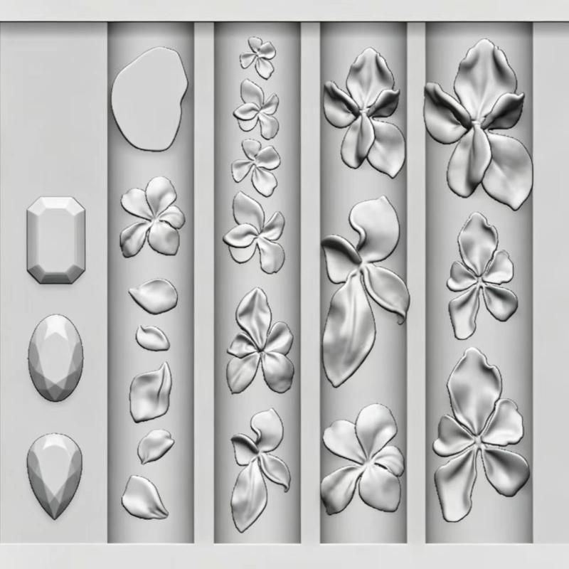 Resin Art And Jewelry - Silicone Flower & Gem Mold Easy