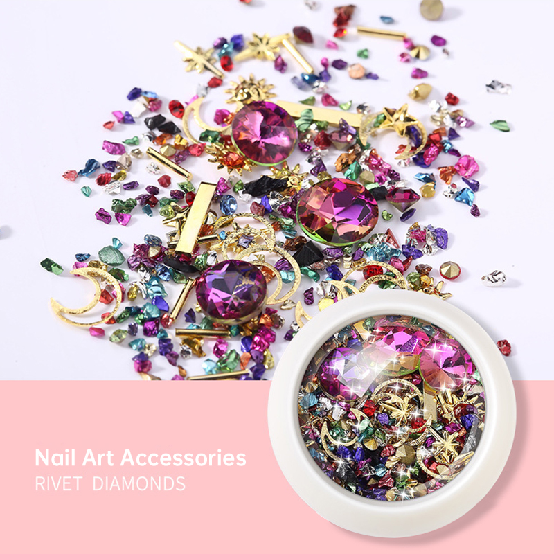 Resin Art And Jewelry - Resin Stones Jewelry Metal Rivet Diamond
