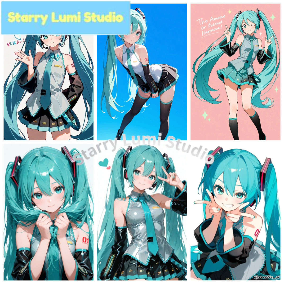 Resin Art Painting - Hatsune Miku Diamond Painting Art Kit