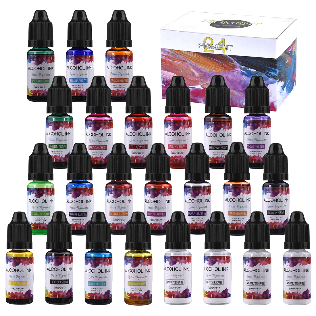 Resin Art Alcohol Ink - 10ML Art Ink Alcohol Resin Pigment