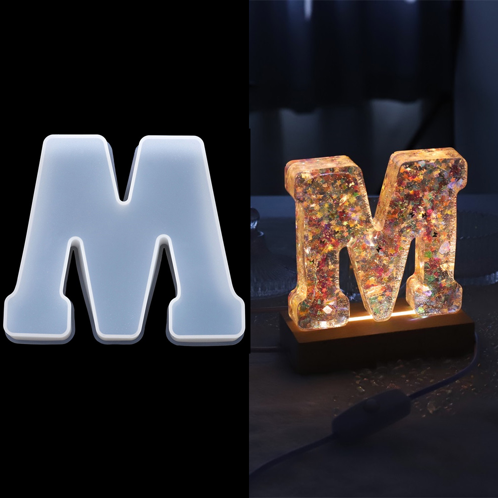 Resin Art Letters - 3Sizes A to Z Letter Silicone