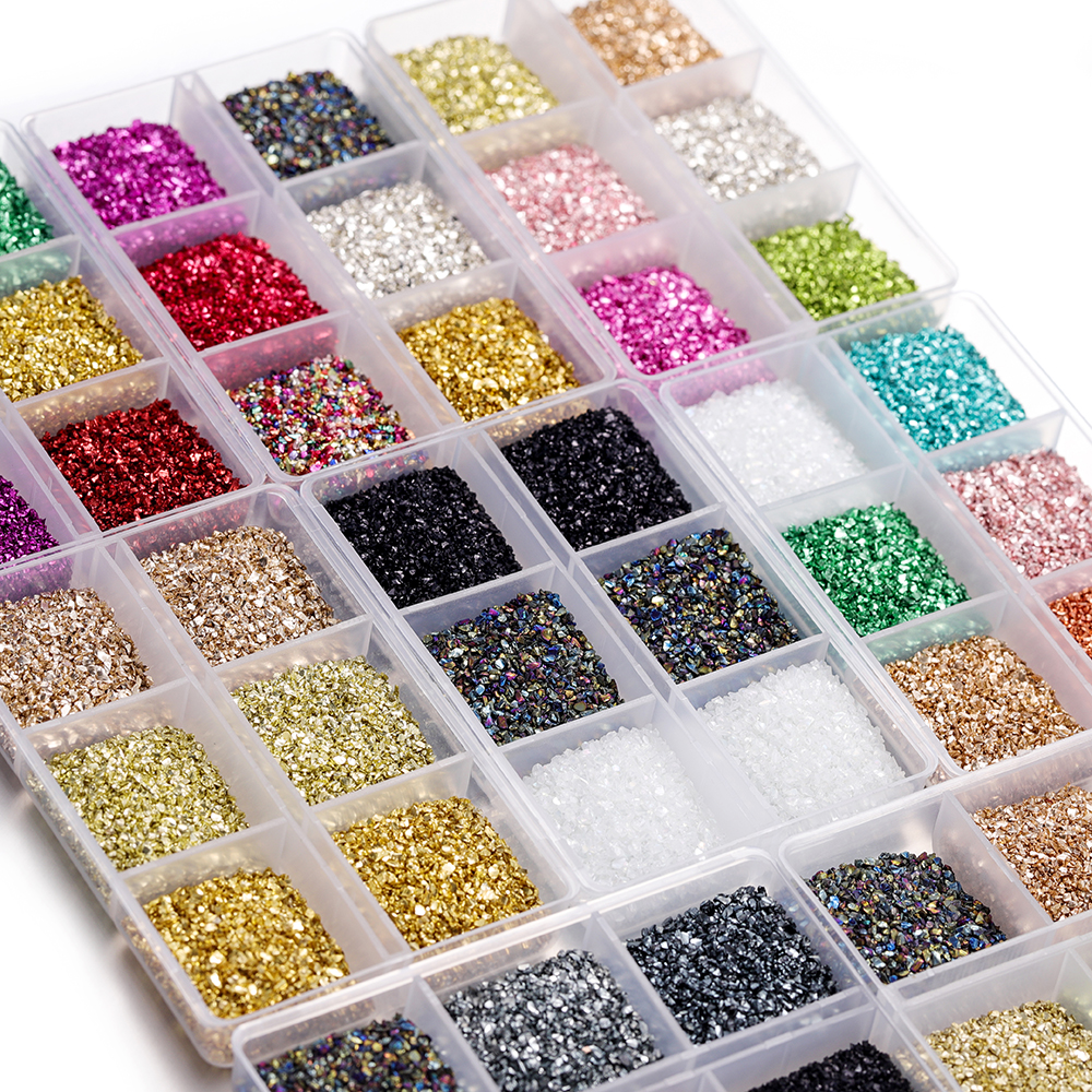 Resin Art Letters - 30g Broken Glass Stones Epoxy Resin
