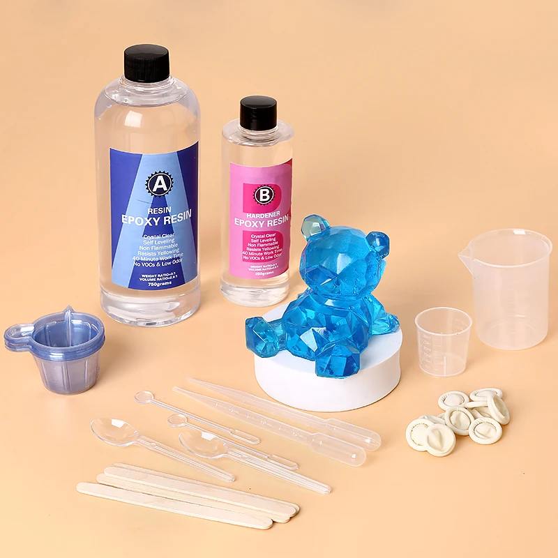 Resin Art And Jewelry - Epoxy Resin Kit Crystal Clear Easy