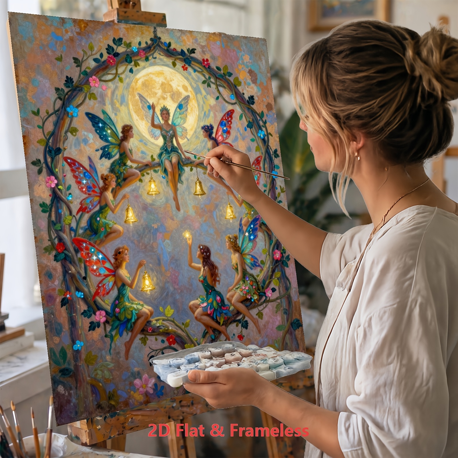 Resin Art On Canvas - DIY Oil Painting By Numbers Kit