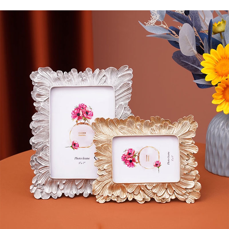 Resin Art Aesthetic - Golden/Silver Leaf Picture Frames Room Aesthetics