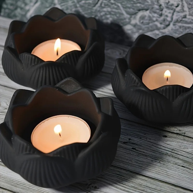 Dried Flower Pressed - 1pc DIY Lotus Flower Silicone Resin