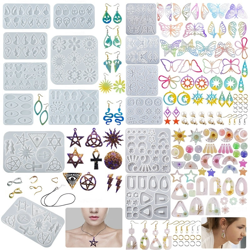 Earring Pendant Silicone Mold  - Resin Art Letters บทวิจารณ์และราคา