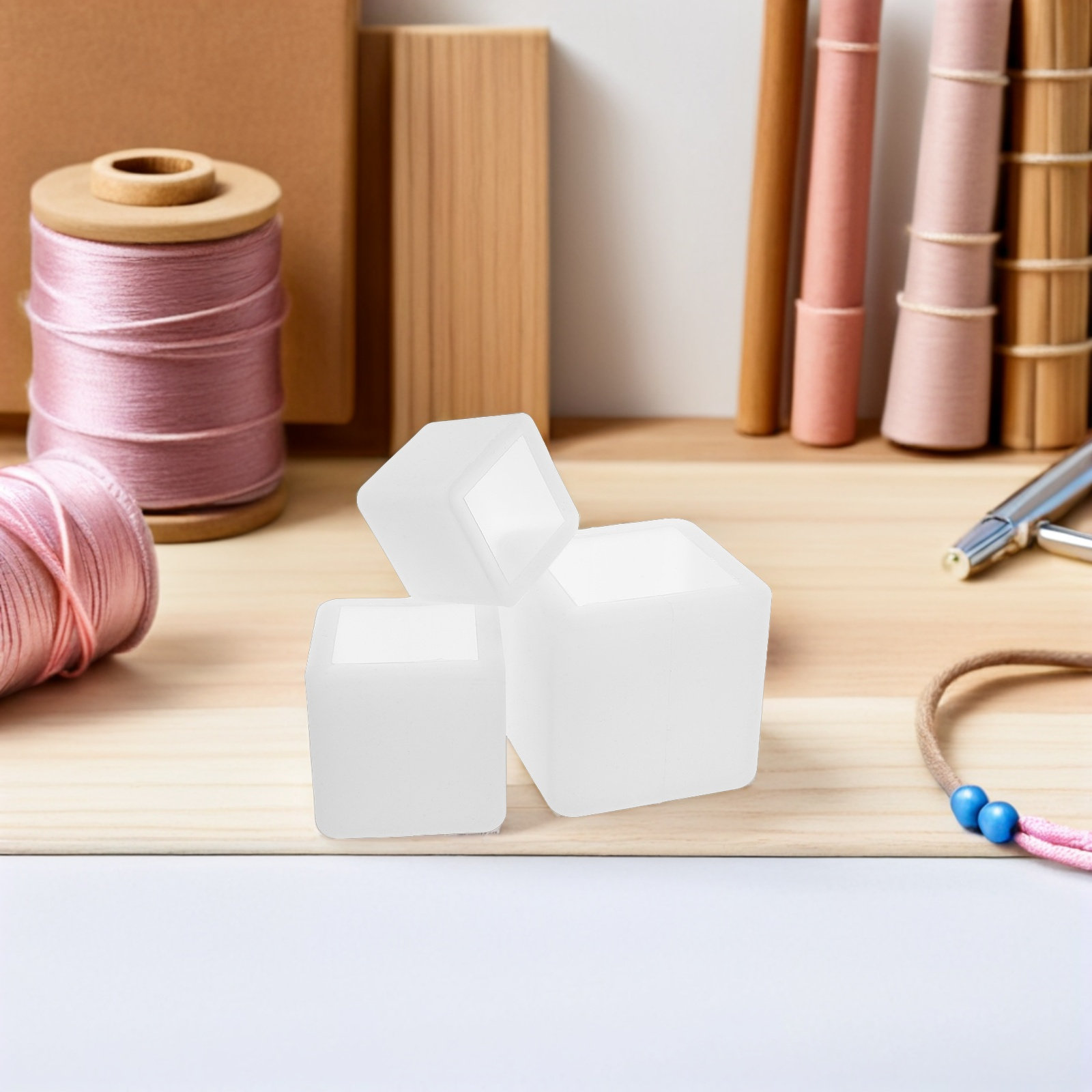 3Pcs Bubble Free Transparent S - Resin Art Cube บทวิจารณ์และราคา