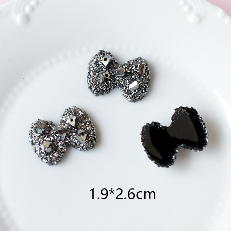 10Pcs Shining Black Butterfly  - Resin Art Earrings Material บทวิจารณ์และราคา