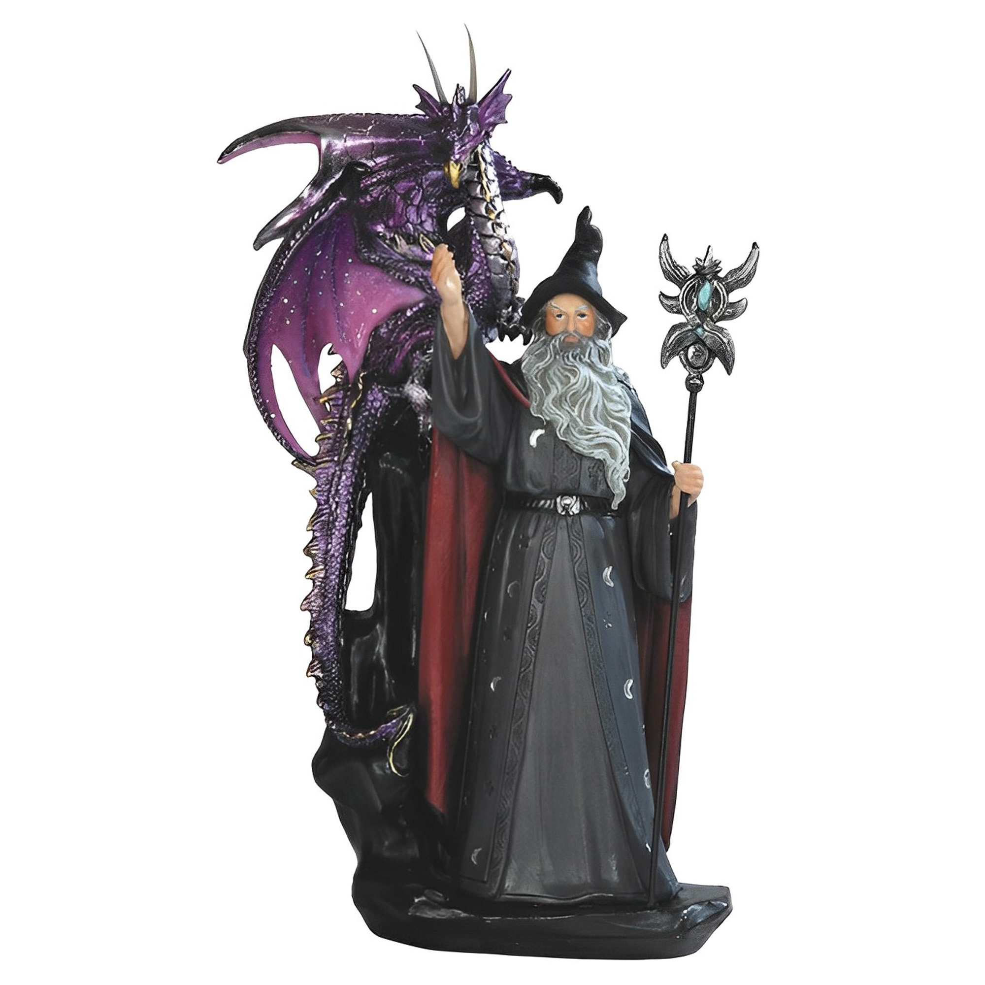 Fantasy-Themed 11-Inch Wizard  - Resin Art Decor บทวิจารณ์และราคา