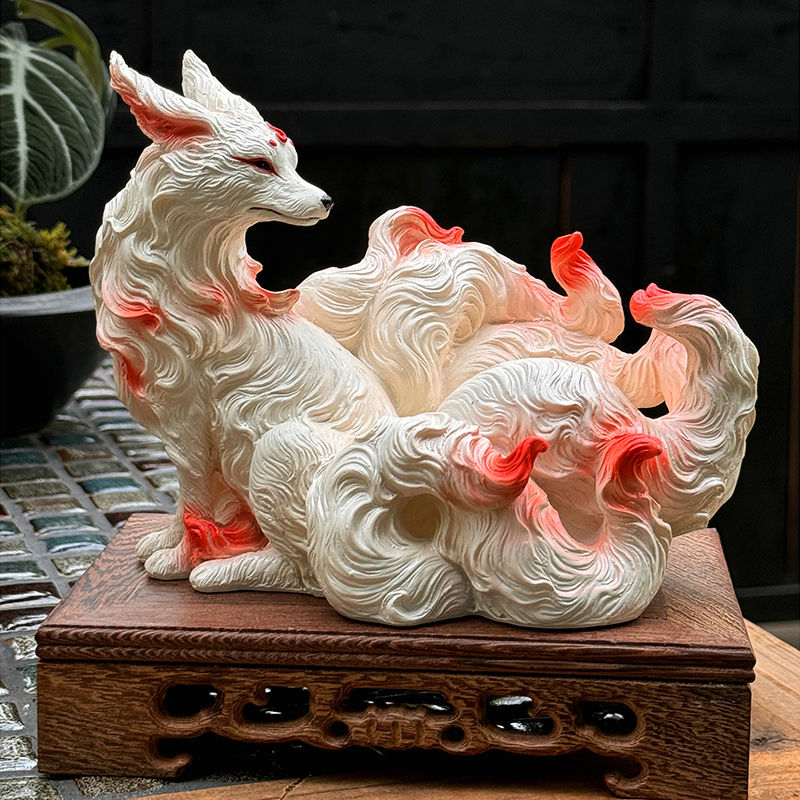 Nine-Tailed Fox Ornaments Fox  - Resin Art Gift For Anniversary บทวิจารณ์และราคา