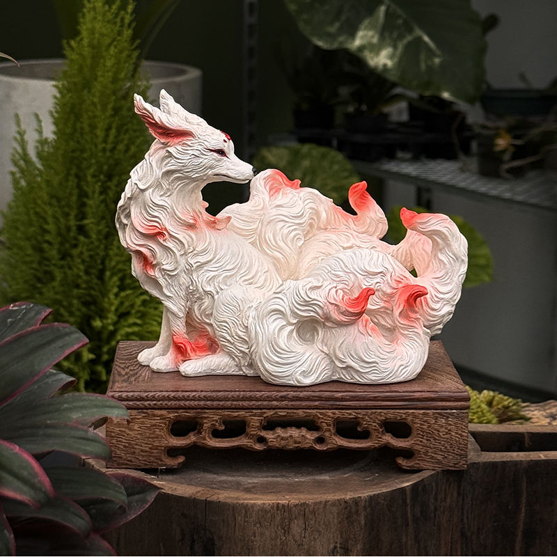 Nine-Tailed Fox Ornaments Fox  - Resin Art Gift For Anniversary บทวิจารณ์และราคา