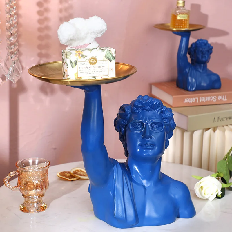 David Sculpture Tray Classic M - Resin Art Gift For Anniversary บทวิจารณ์และราคา