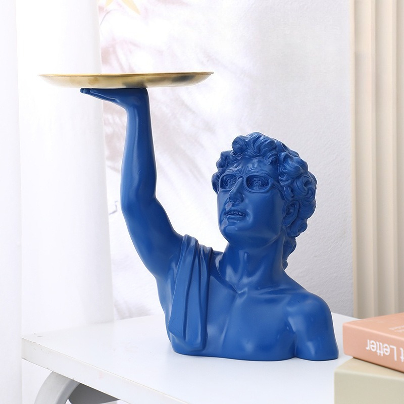 David Sculpture Tray Classic M - Resin Art Gift For Anniversary บทวิจารณ์และราคา