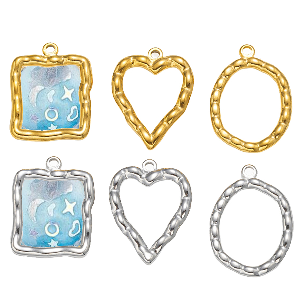 5pcs Stainless Steel Heart Rou - Resin Art Decor บทวิจารณ์และราคา