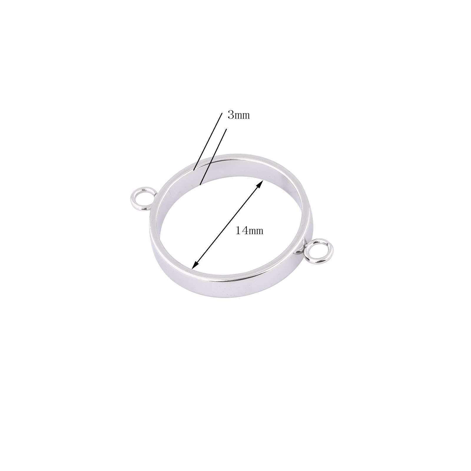 10pcs Stainless Steel 14mm Ope - Resin Art Calligraphy บทวิจารณ์และราคา