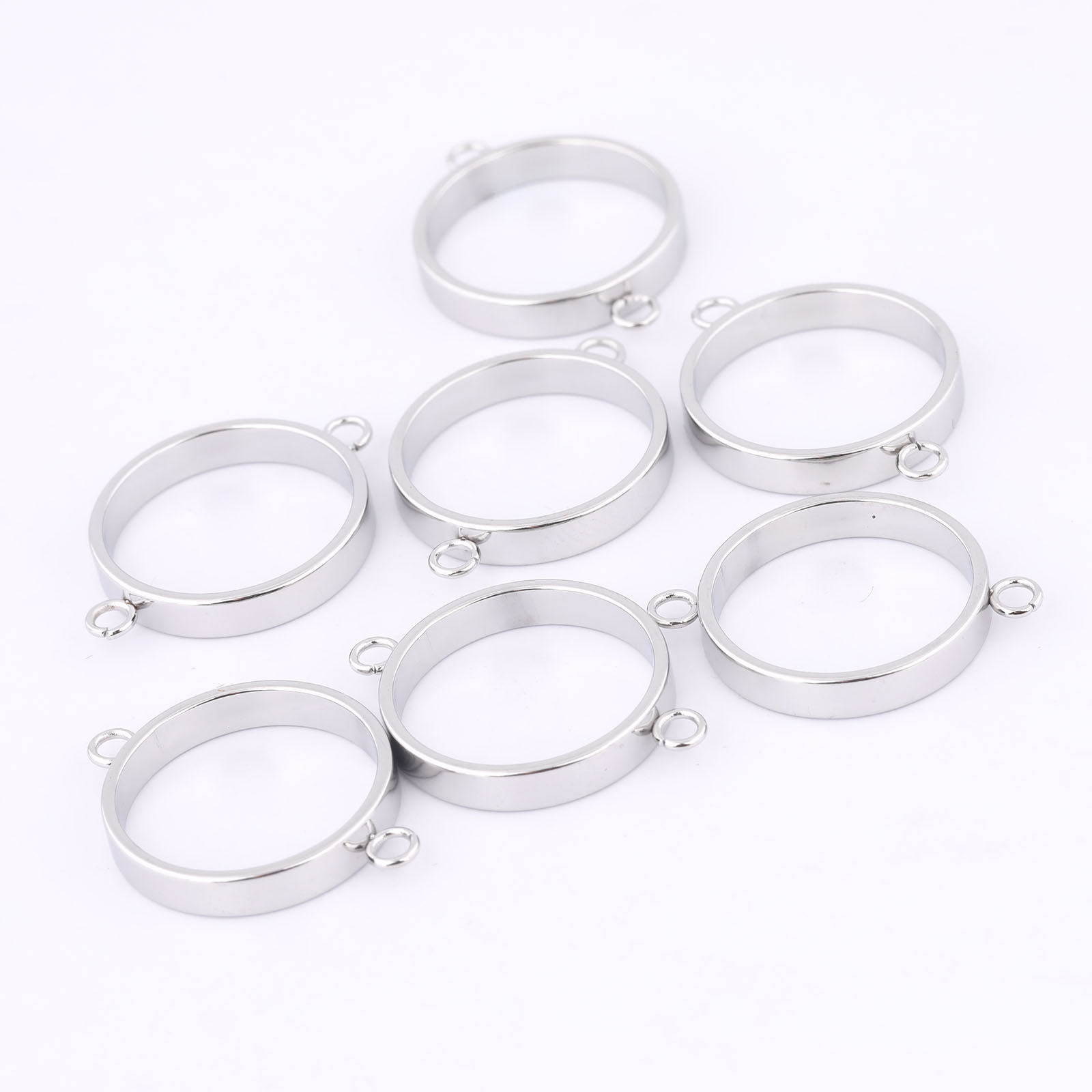 10pcs Stainless Steel 14mm Ope - Resin Art Calligraphy บทวิจารณ์และราคา