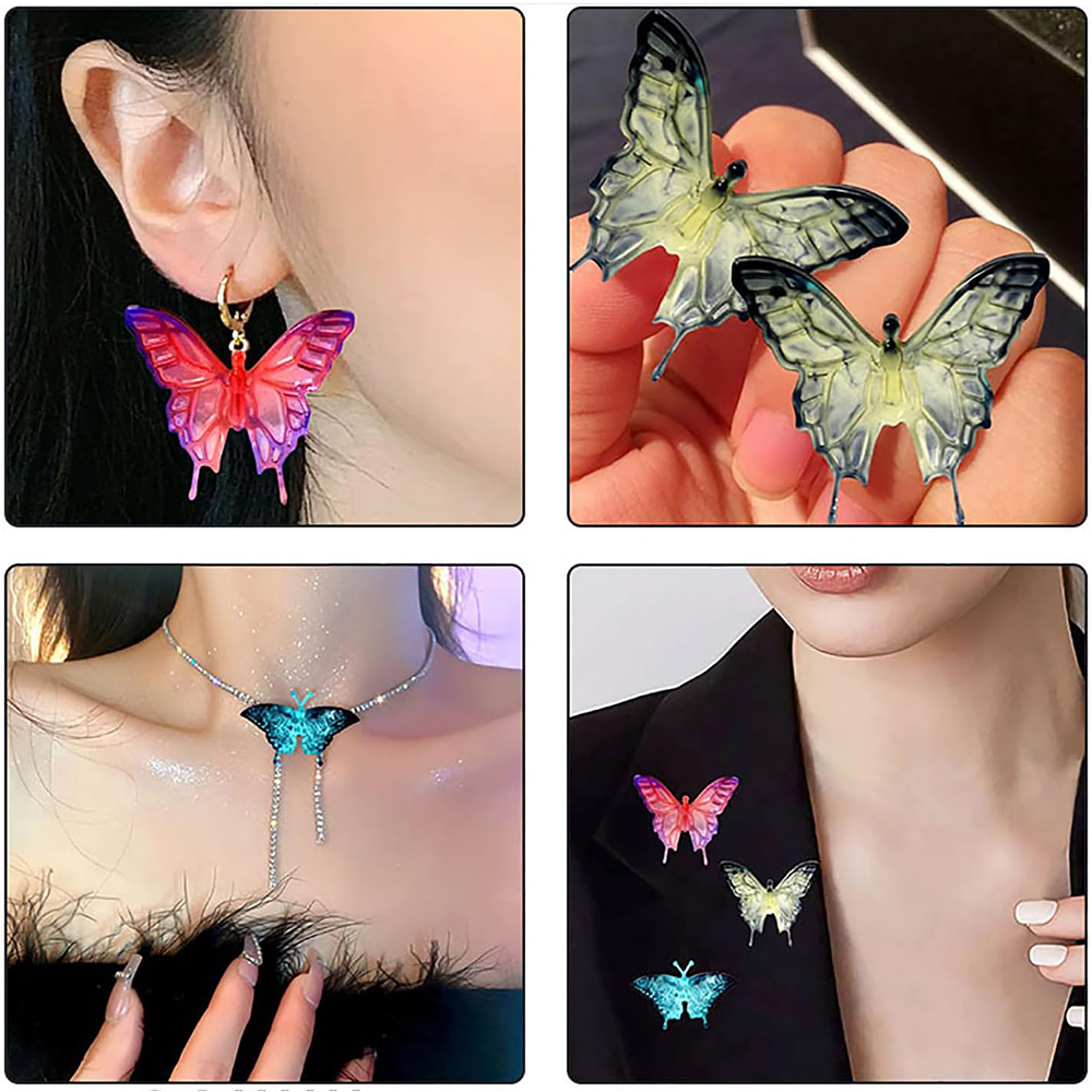 Butterfly Silicone Pendant Mol - Resin Art Letters บทวิจารณ์และราคา