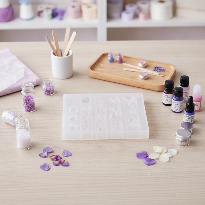 Silicone Flower & Gem Mold Eas - Resin Art And Jewelry บทวิจารณ์และราคา