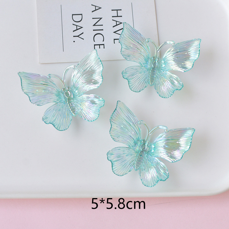 WFFNNKC 10Pcs Transparent Butt - Resin Art Earrings Material บทวิจารณ์และราคา