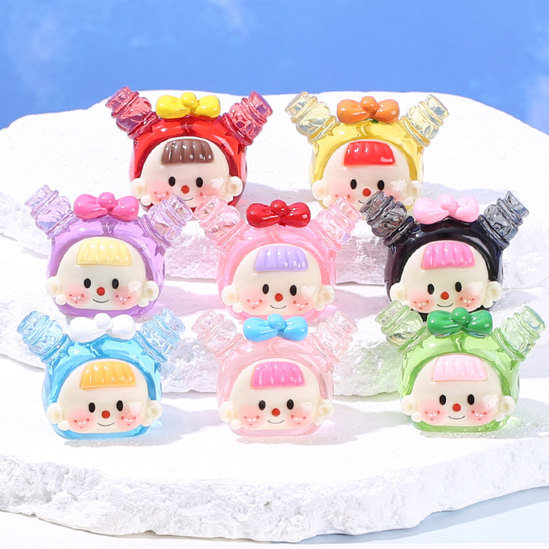 4Pcs Transparent Doll Head Res - Resin Art Earrings Material บทวิจารณ์และราคา