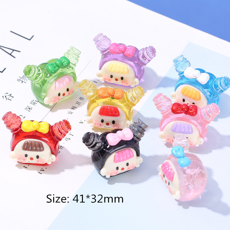 4Pcs Transparent Doll Head Res - Resin Art Earrings Material บทวิจารณ์และราคา