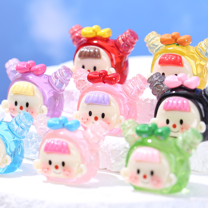 4Pcs Transparent Doll Head Res - Resin Art Earrings Material บทวิจารณ์และราคา