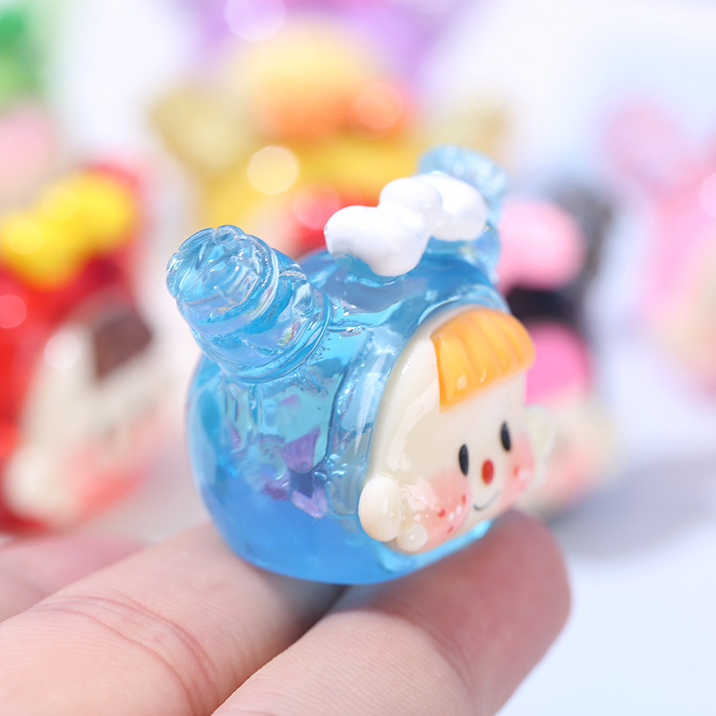 4Pcs Transparent Doll Head Res - Resin Art Earrings Material บทวิจารณ์และราคา