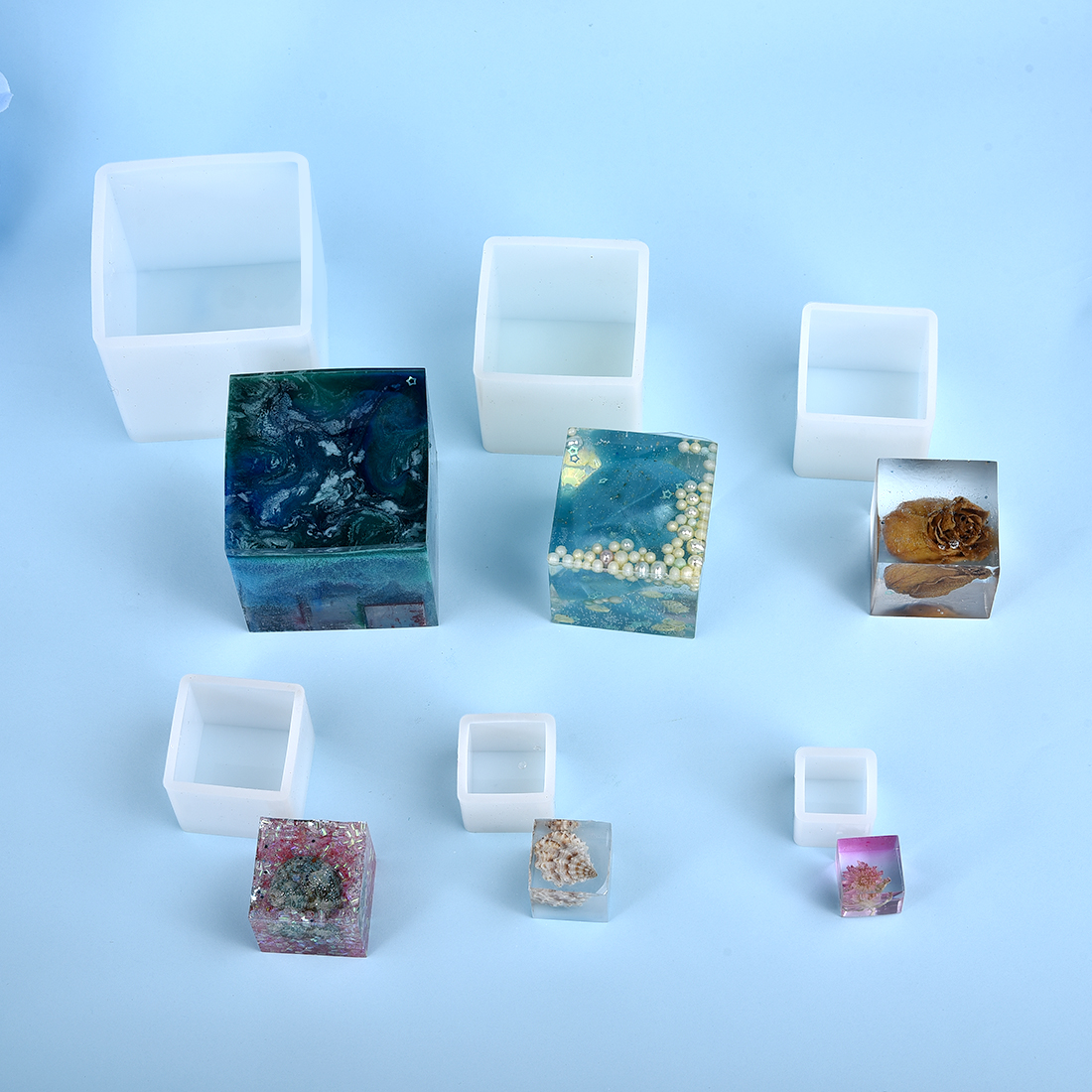 Resin Silicone Mold 3D Cube Ca - Resin Art Letters บทวิจารณ์และราคา