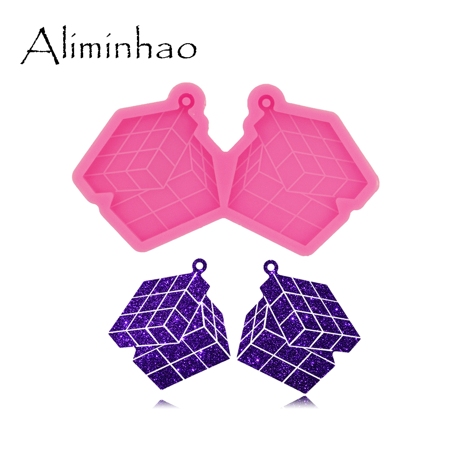 DY1249 Shiny Rubik's Cube Keyc - Resin Art Cube บทวิจารณ์และราคา