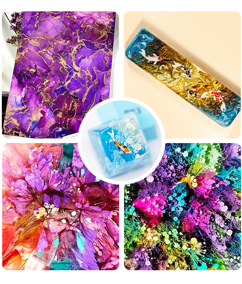 10ml Alcohol Ink Art Epoxy Res - Resin Art Alcohol Ink บทวิจารณ์และราคา