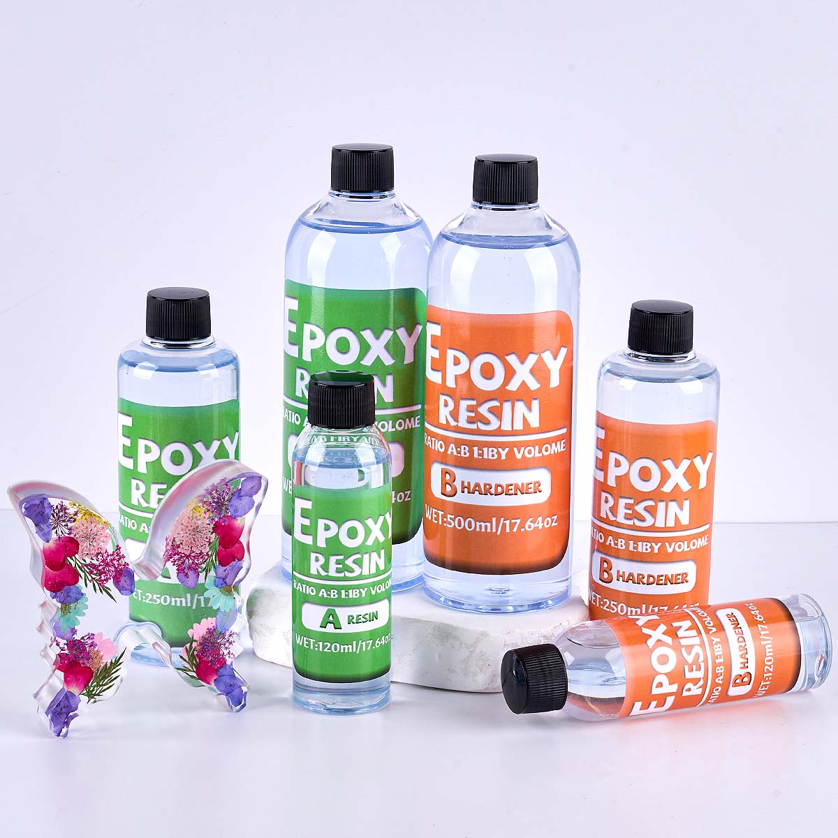 1:1 Ratio Epoxy Resin Kit Anti - Resin Art And Jewelry บทวิจารณ์และราคา
