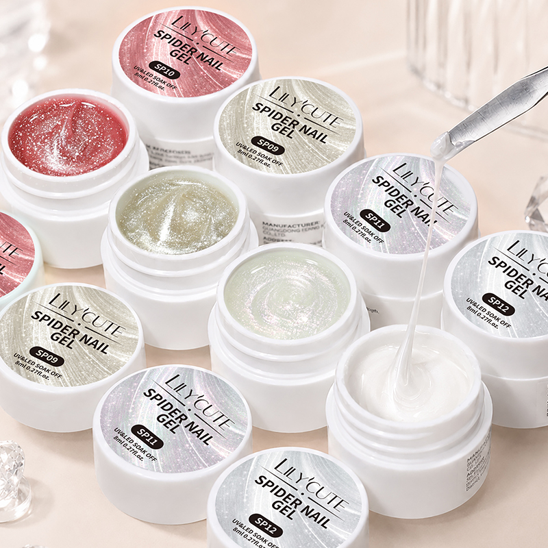 LILYCUTE 8ml Glitter Spider Na - Glitter Powder Resin บทวิจารณ์และราคา