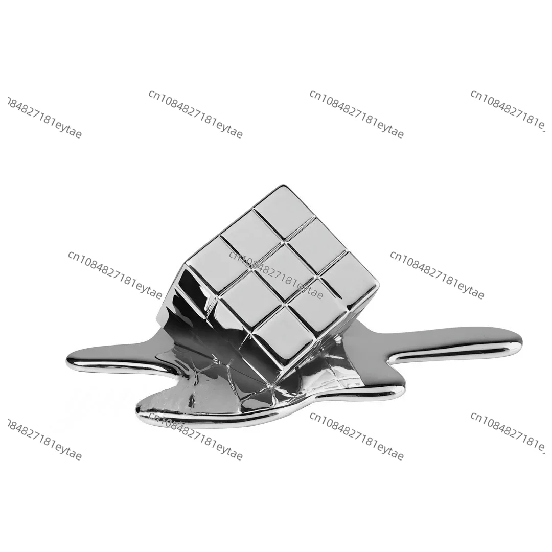 Golden Resin Geometric Cube -  - Resin Art Cube บทวิจารณ์และราคา