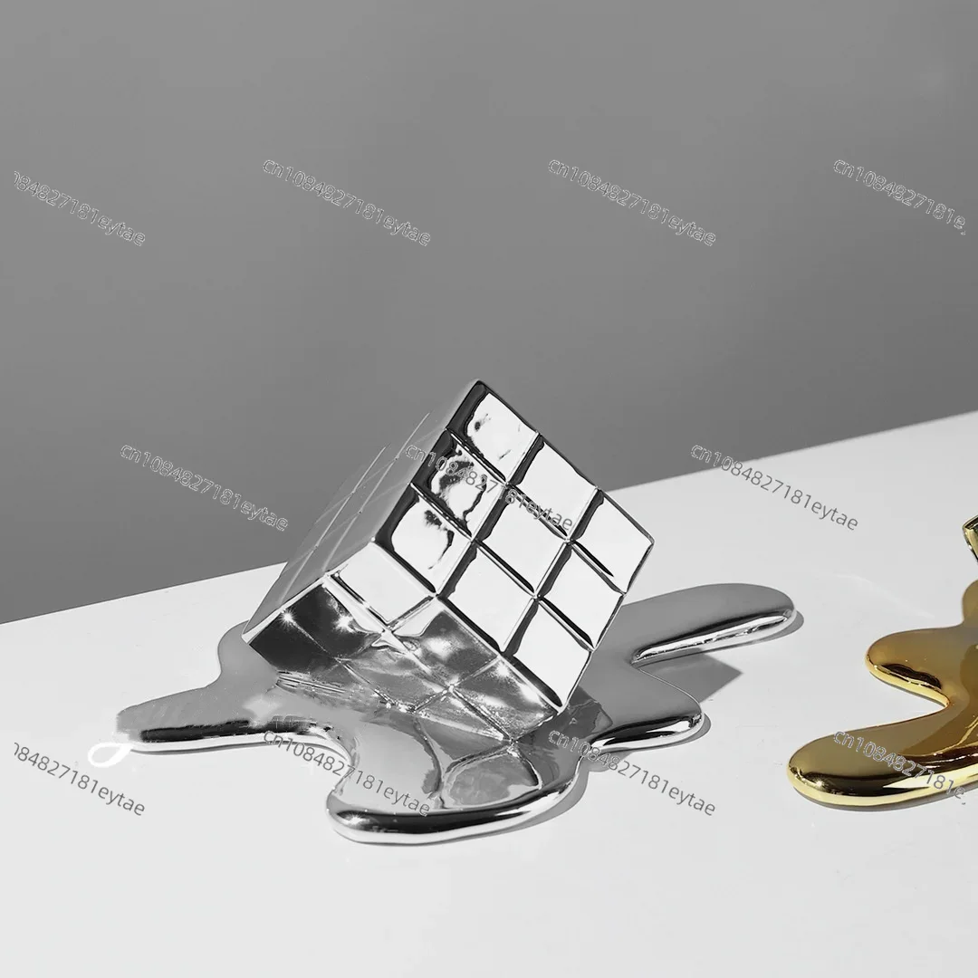 Golden Resin Geometric Cube -  - Resin Art Cube บทวิจารณ์และราคา