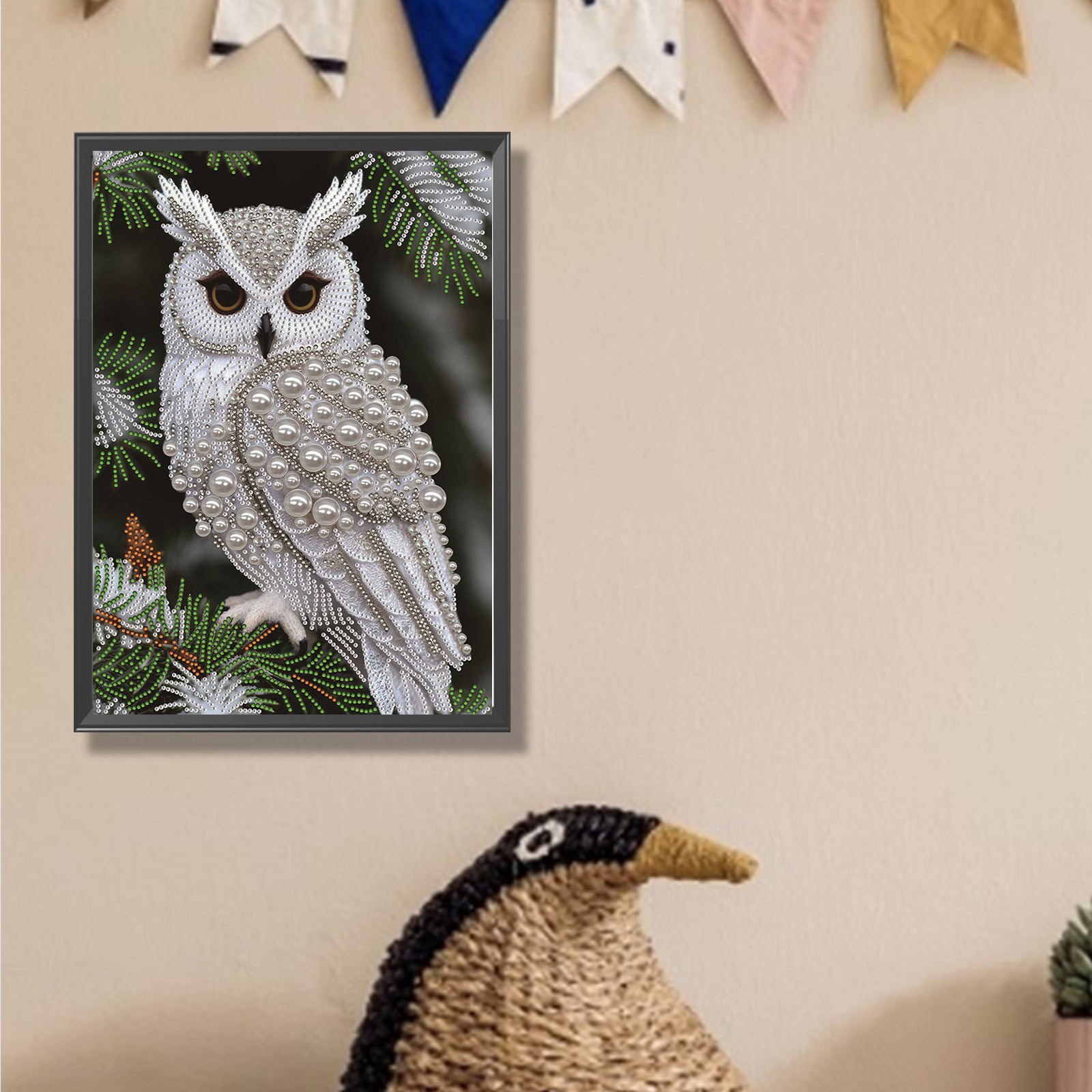 Owl Special Shaped 5D DIY Part - Resin Art Painting บทวิจารณ์และราคา