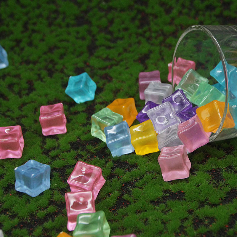 20pcs Luminous 14cm Stone Squa - Resin Art Cube บทวิจารณ์และราคา