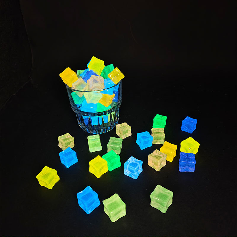 20pcs Luminous 14cm Stone Squa - Resin Art Cube บทวิจารณ์และราคา