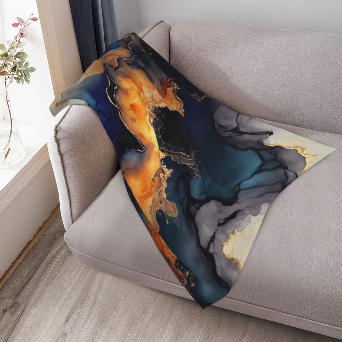 Volcanic Waves - Abstract Alco - Resin Art Alcohol Ink บทวิจารณ์และราคา