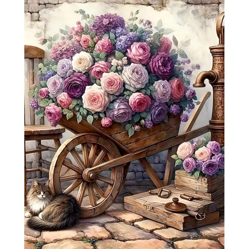 Painting By Number For Adults  - Resin Art On Canvas บทวิจารณ์และราคา