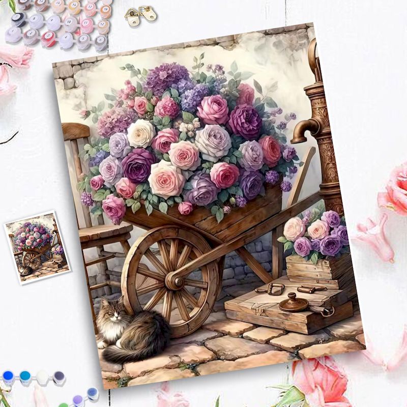 Painting By Number For Adults  - Resin Art On Canvas บทวิจารณ์และราคา