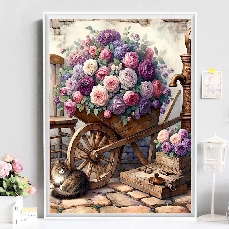 Painting By Number For Adults  - Resin Art On Canvas บทวิจารณ์และราคา