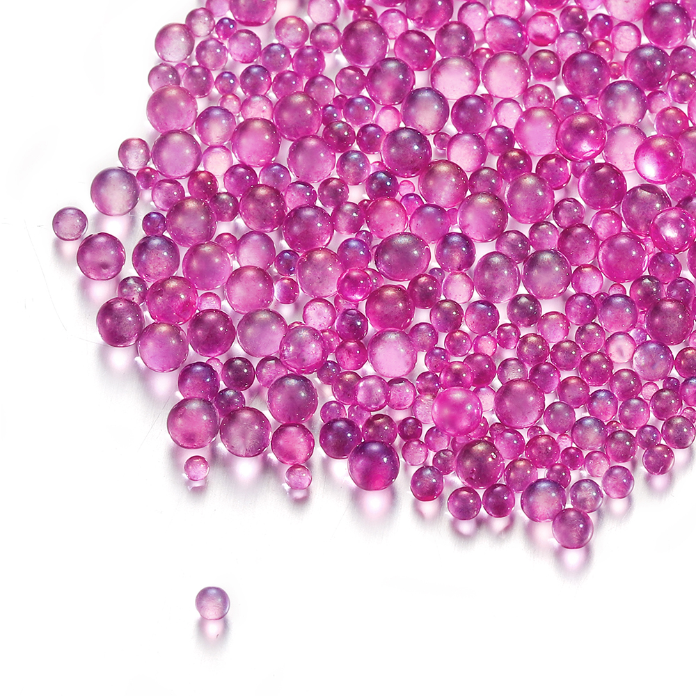 100g Glass Bubble Beads Clear  - Resin Art And Jewelry บทวิจารณ์และราคา