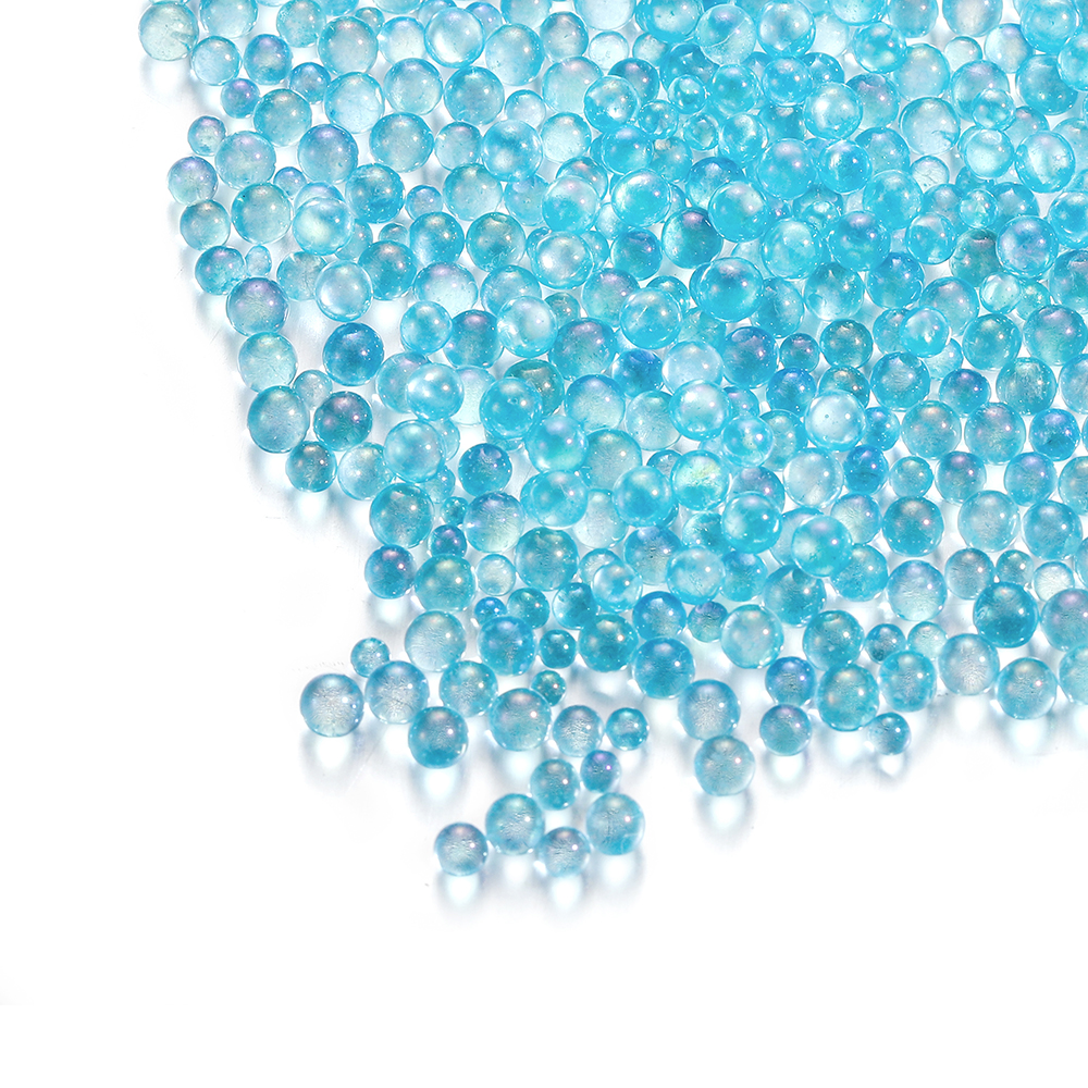 100g Glass Bubble Beads Clear  - Resin Art And Jewelry บทวิจารณ์และราคา