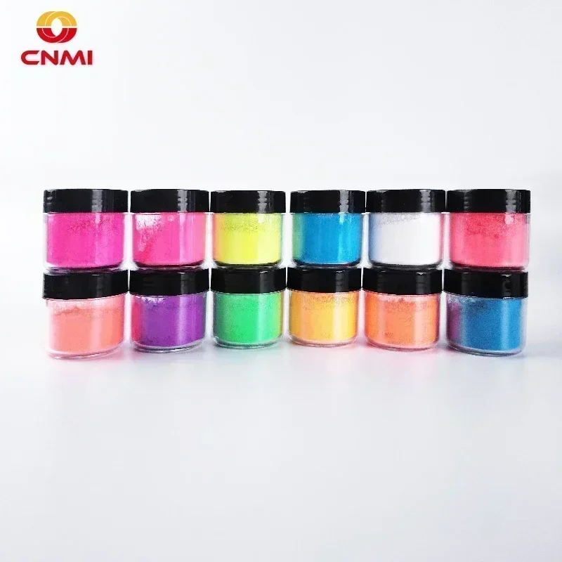 12Jars 5g Fluorenscence Mica P - Glitter Powder Resin บทวิจารณ์และราคา