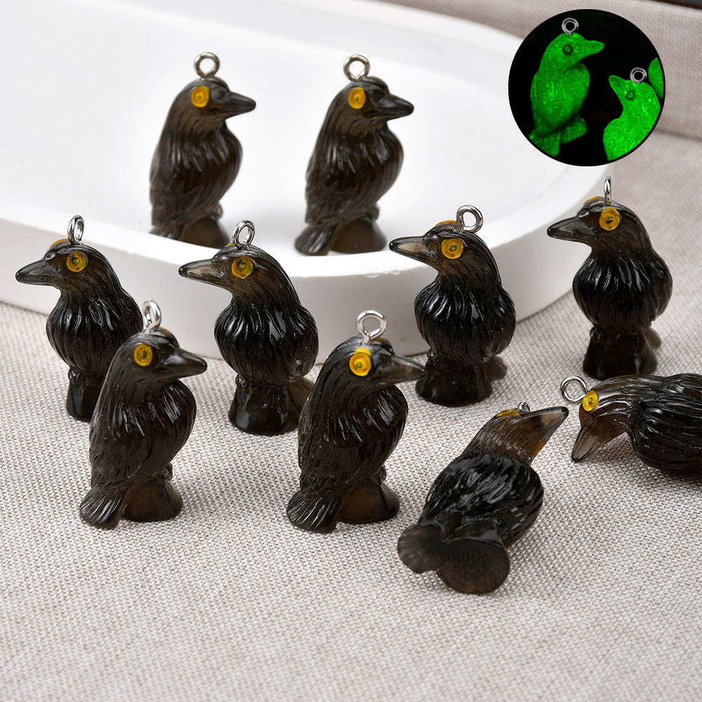 10pcs Black Crow Organ Resin C - Resin Art Calligraphy บทวิจารณ์และราคา
