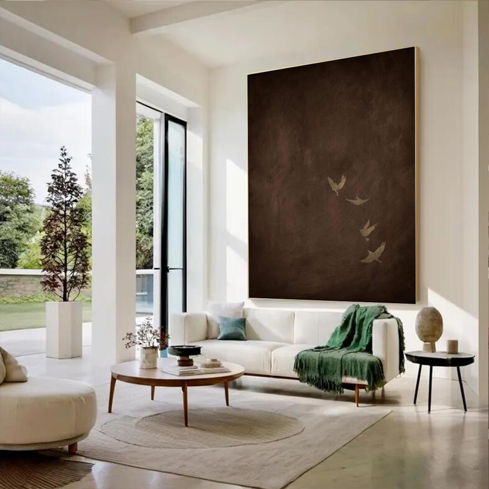 100% Handmade Abstract Oil Pai - Resin Art On Canvas บทวิจารณ์และราคา