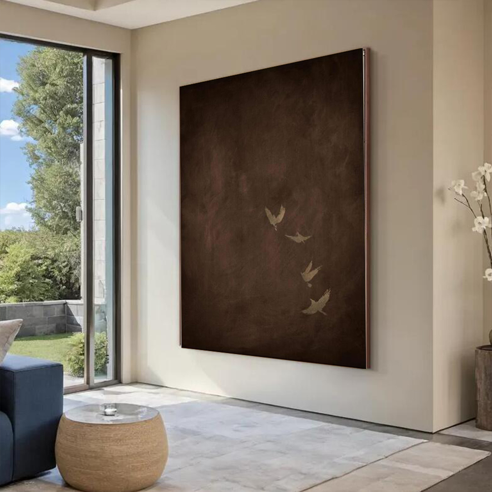 100% Handmade Abstract Oil Pai - Resin Art On Canvas บทวิจารณ์และราคา
