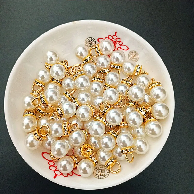 30Pcs Round Pearl Diamond Pend - Resin Art Gift For Anniversary บทวิจารณ์และราคา